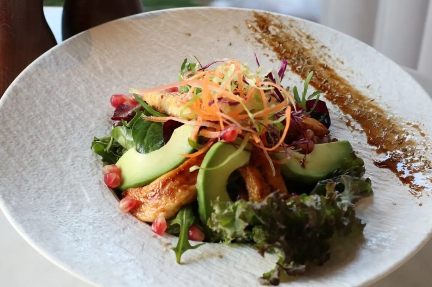 Halloumi With Avocado Salad