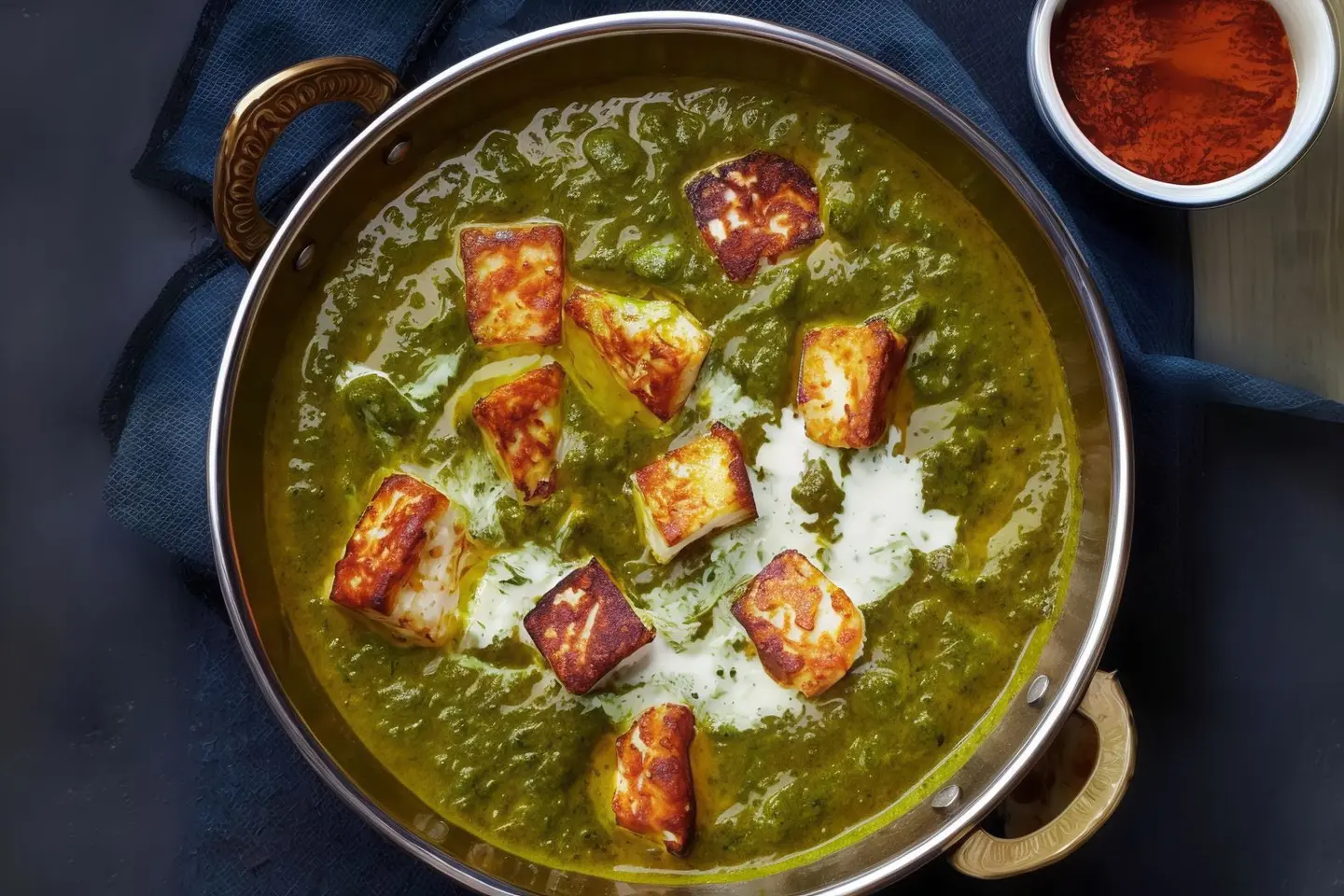 Palak Paneer No Onion No Garlic