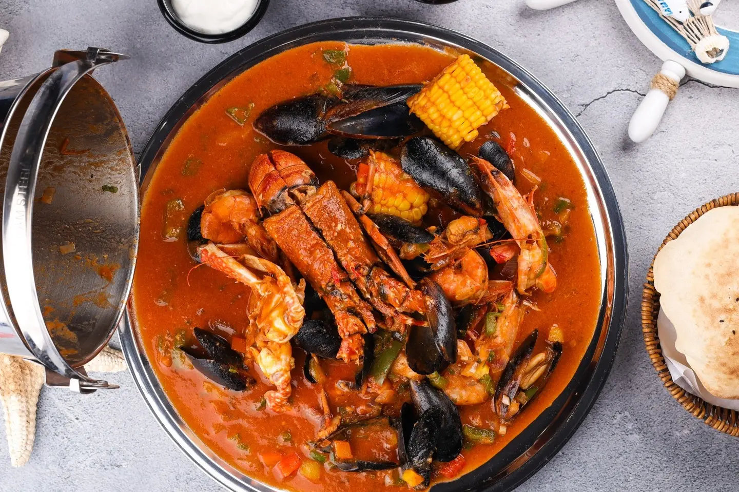 Bucket Of Mixed Sea Food