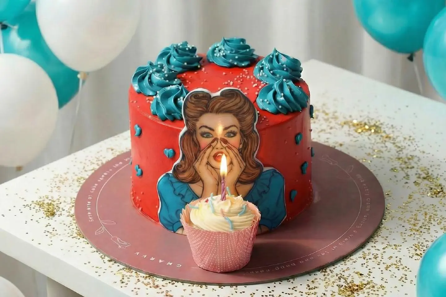 Ruby Pop Cake