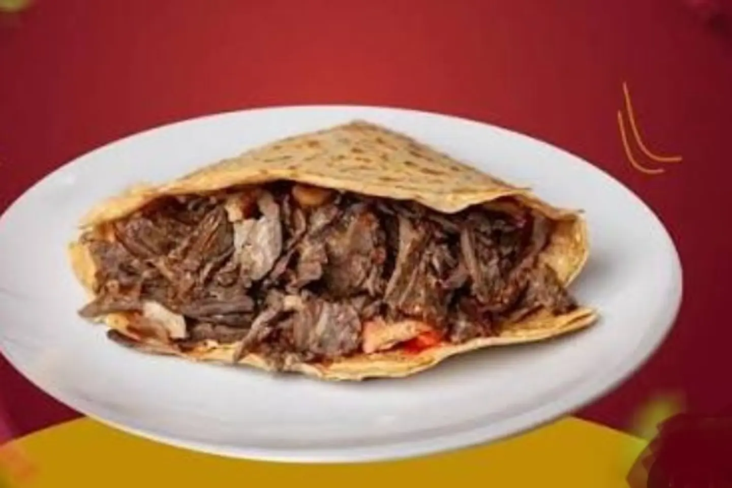 كريب شاورما لحمه