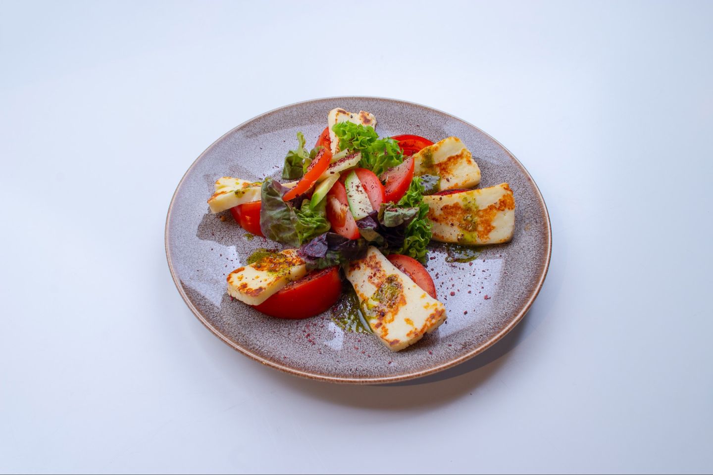 Grilled Halloumi Cheese Platter