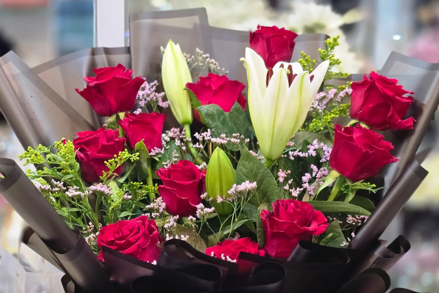 بوكيه ورد رقم الطلب ٧٠٧