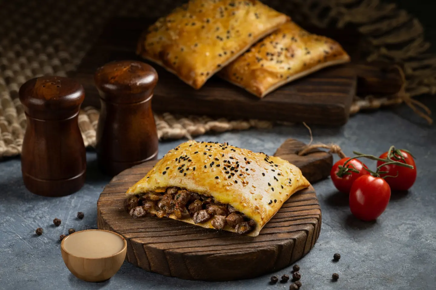 كبدة غنم طرية بالطحينة