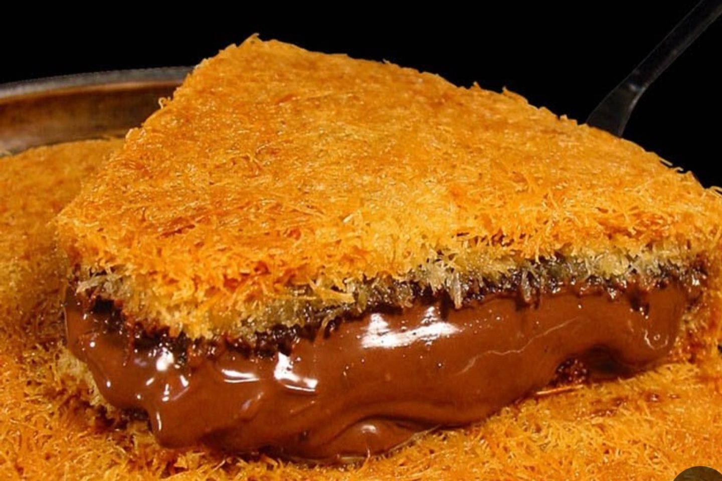 حلا كنافة بالنوتيلا