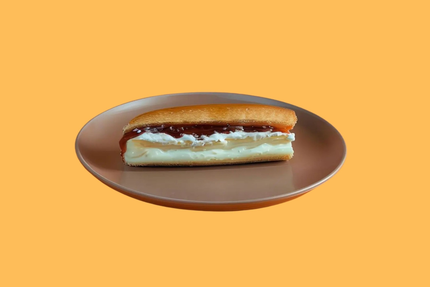 Cheese And Jam Sandwich