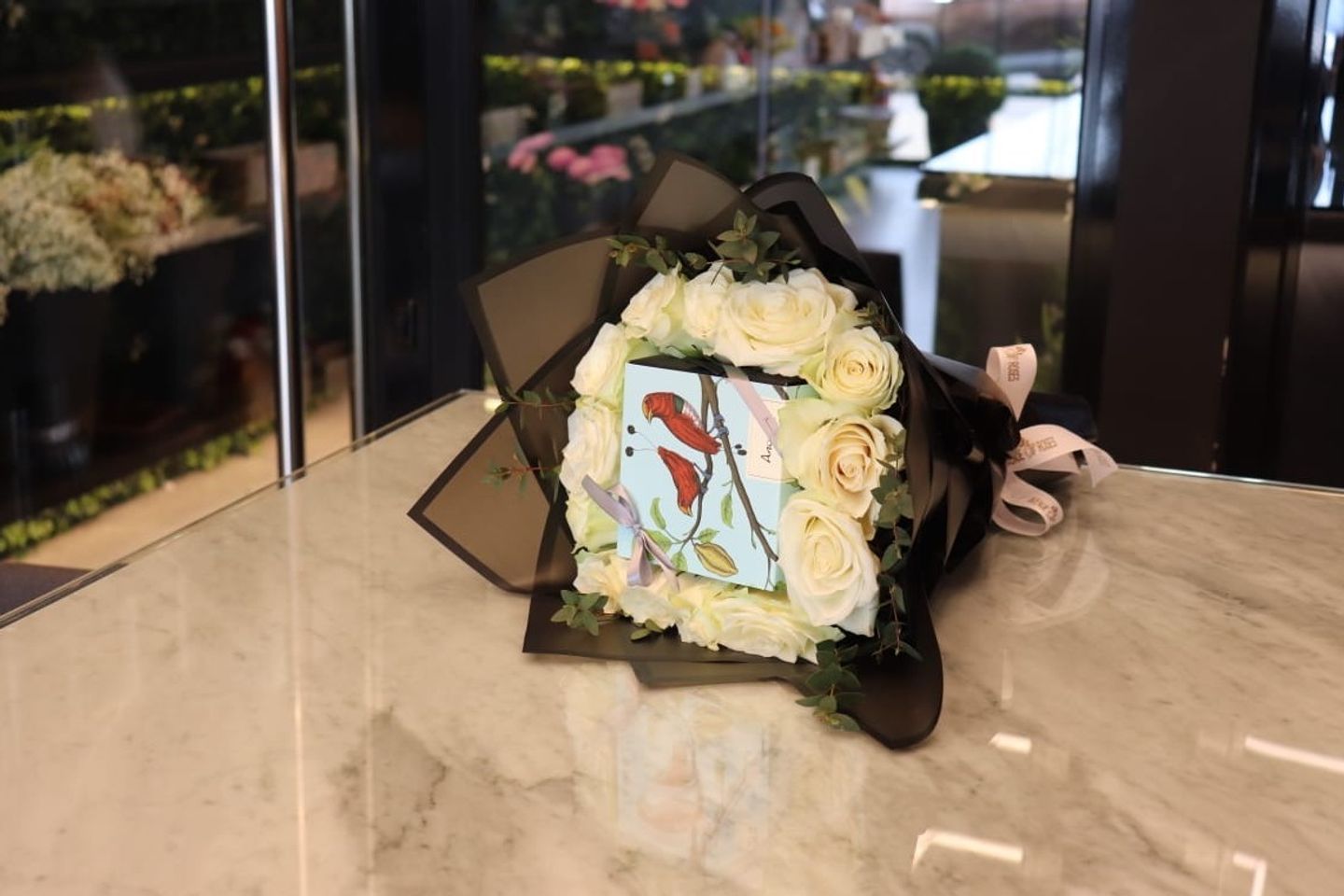 Bouquet Choclate Anoosh White