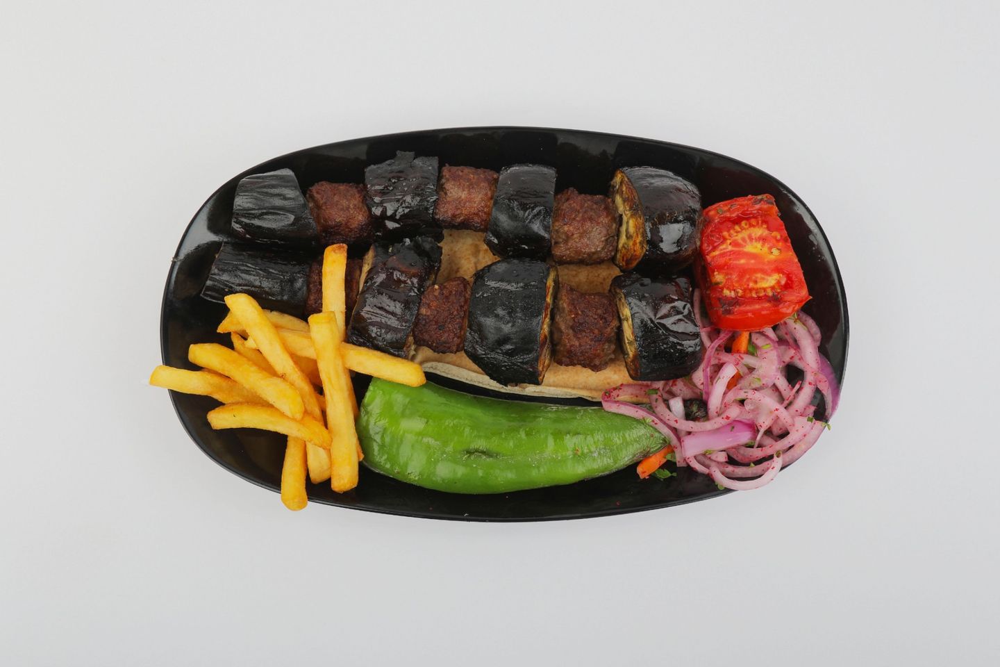 كباب لحم باذنجان