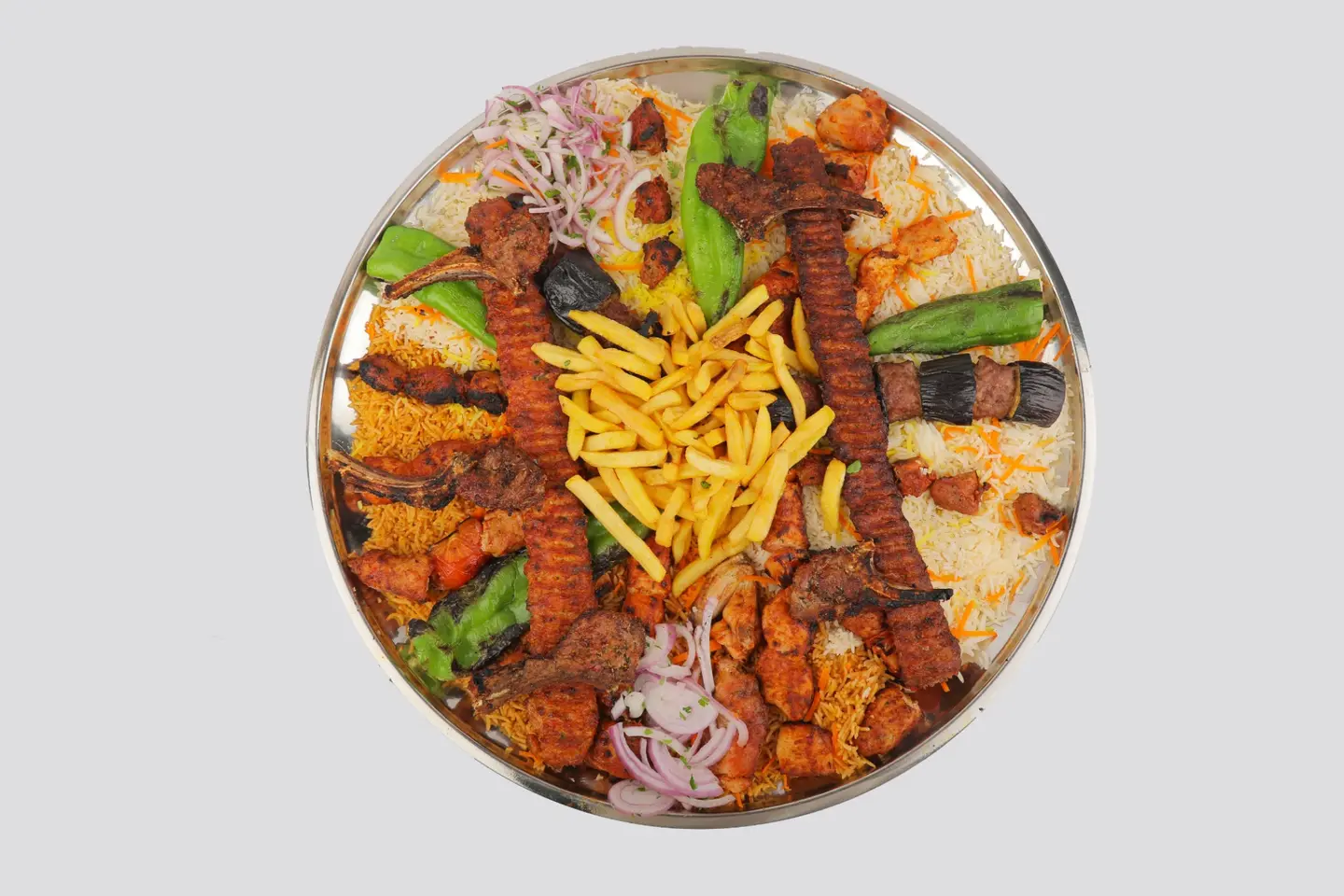 مشويات 5 اشخاص مع الرز