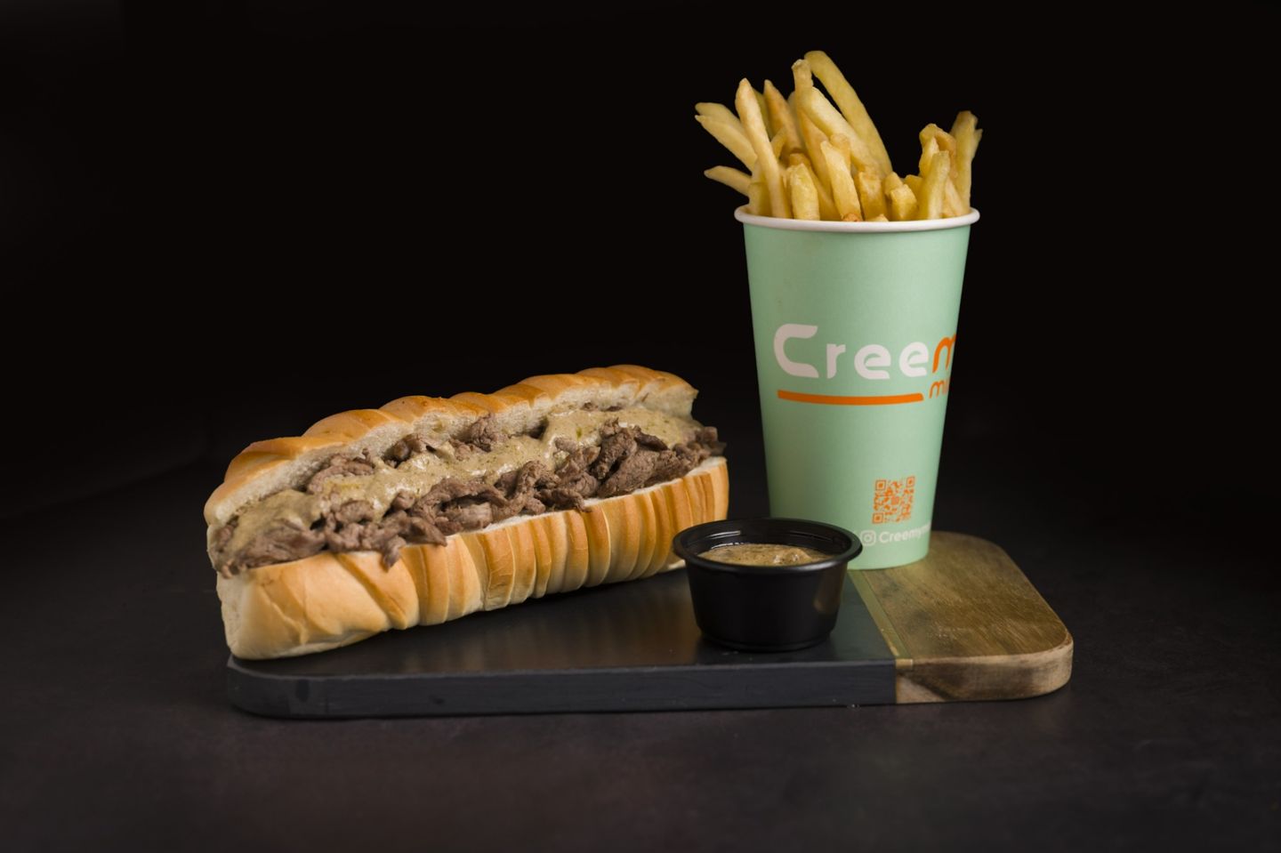 Entrecote Steak Sandwich Meal