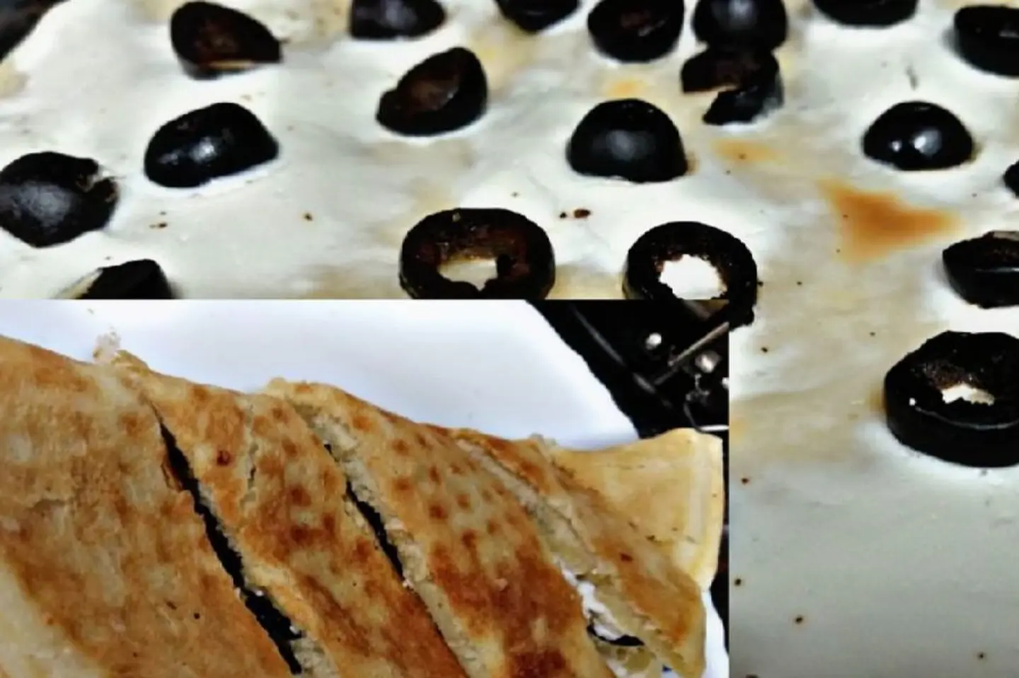 فطيرة لبنة بالزيتون