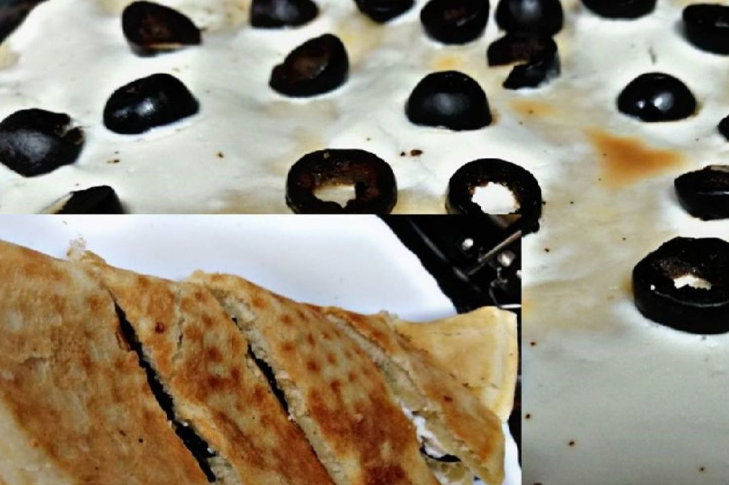 Labneh Pie With Olives