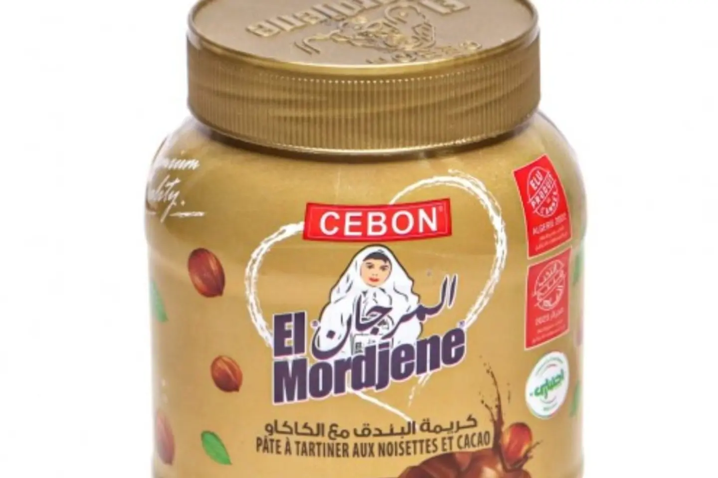 المرجان كريمة البندق مع الكاكاو