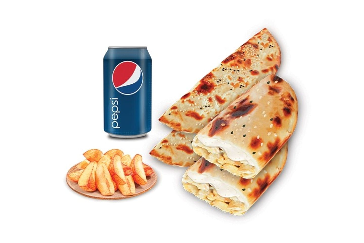 وجبة ساندوتش كساديا دجاج دبل