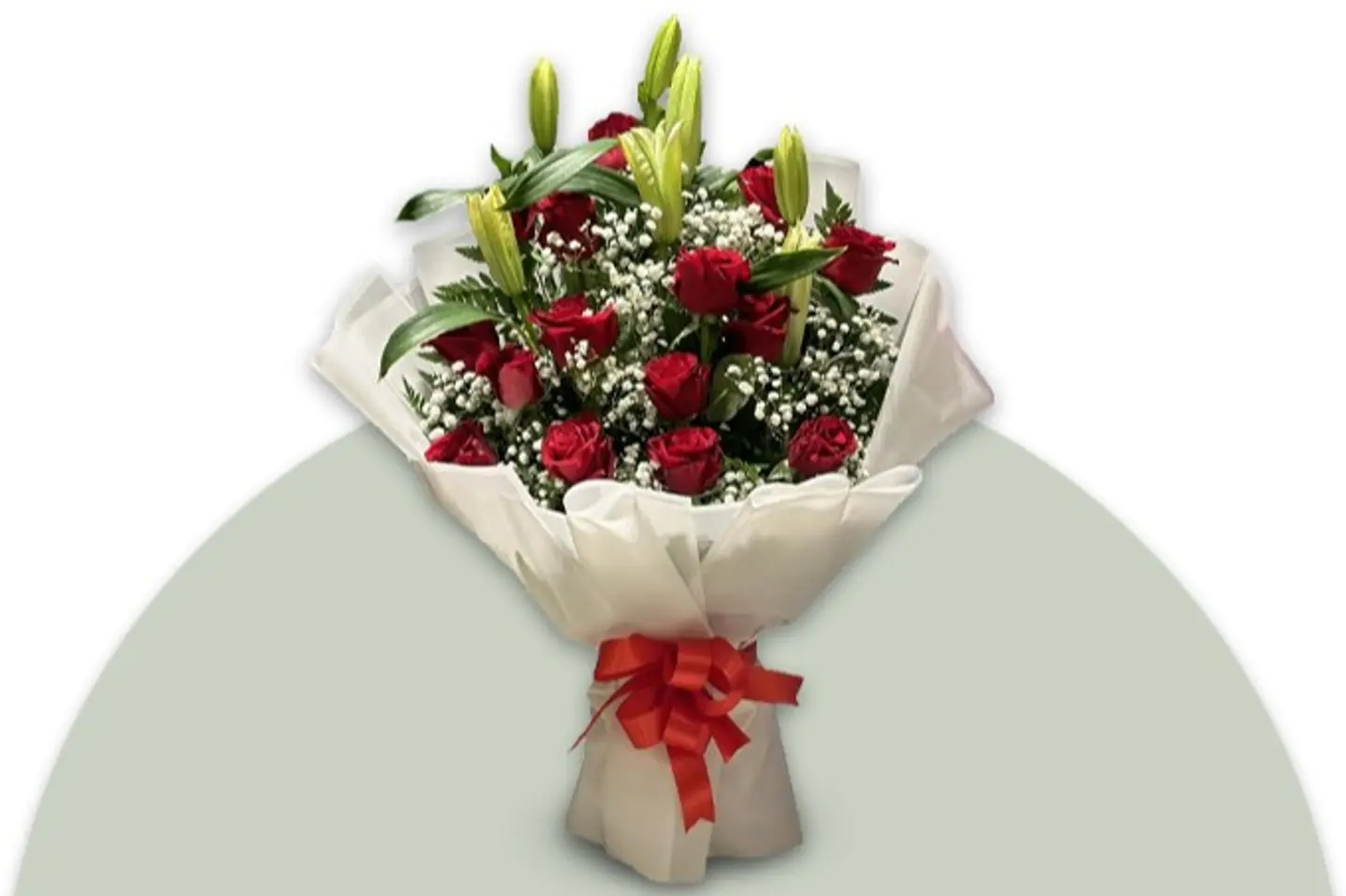 Red Flowers Buoquet