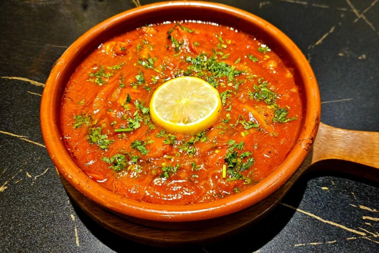 طاجن روبيان بالثوم مع الارز