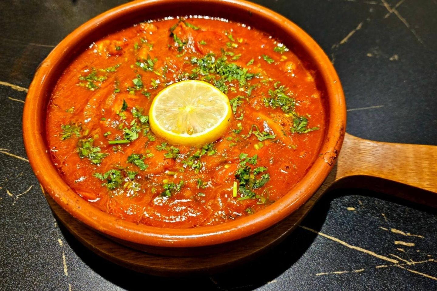 طاجن روبيان بالصلصة مع الارز
