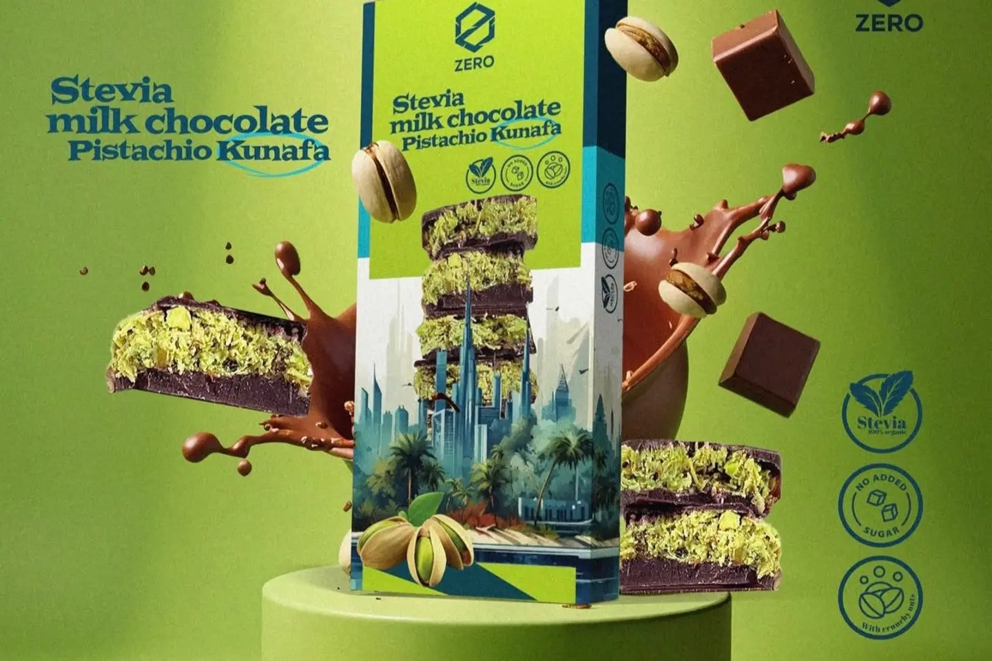 زيرو لوح شوكلاته دبي