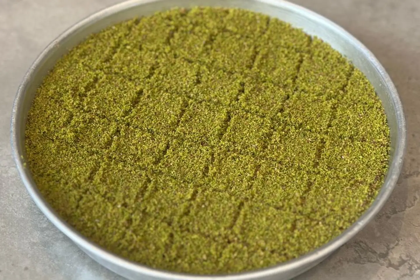 Pistachio Basbousa