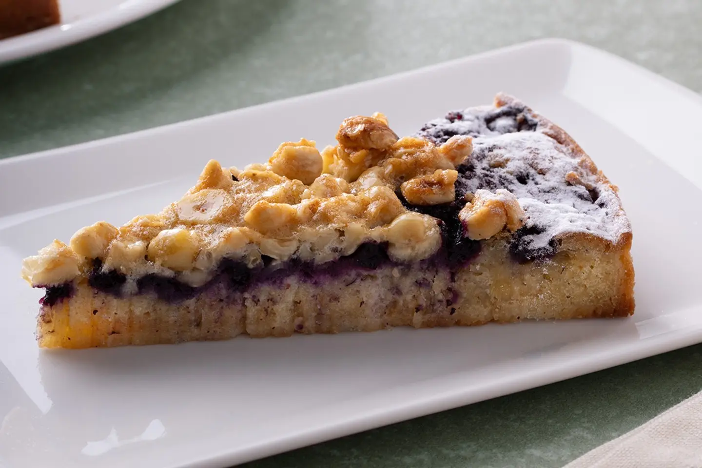 Hazelnut And Blueberry Frangipane Tart