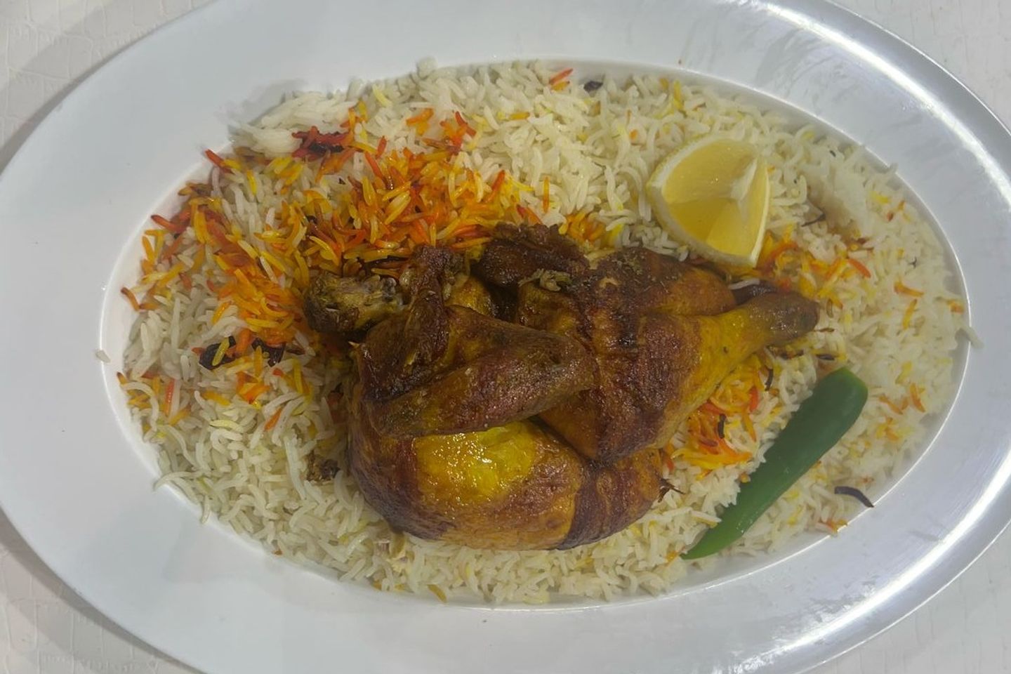 نصف شواية مع كنزا