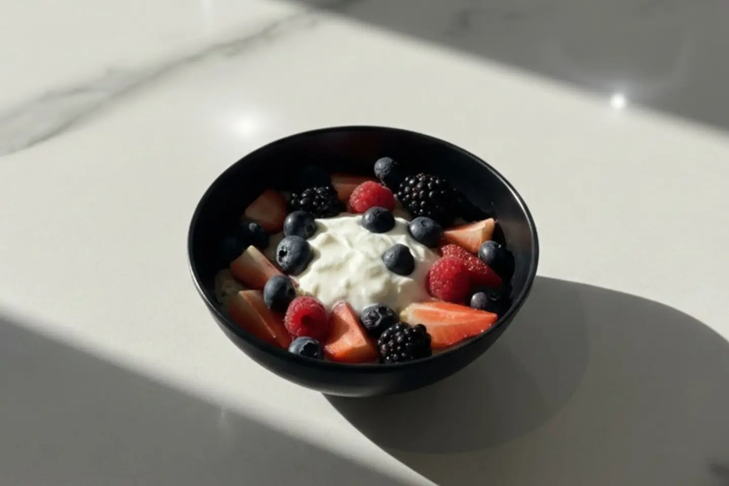 الشوفان بالتوت