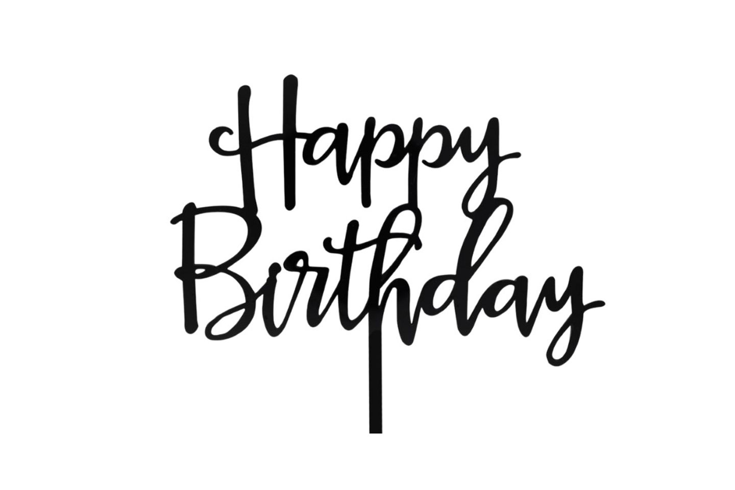 Black Happy Birthday