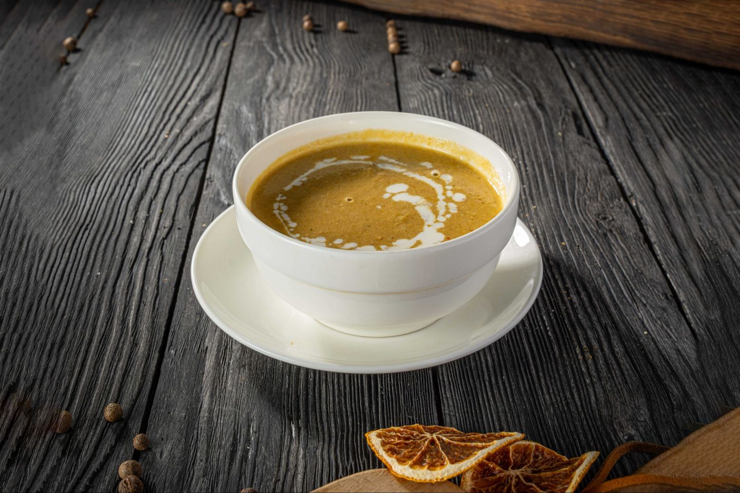 شوربة شوفان بالخضار والكريمة