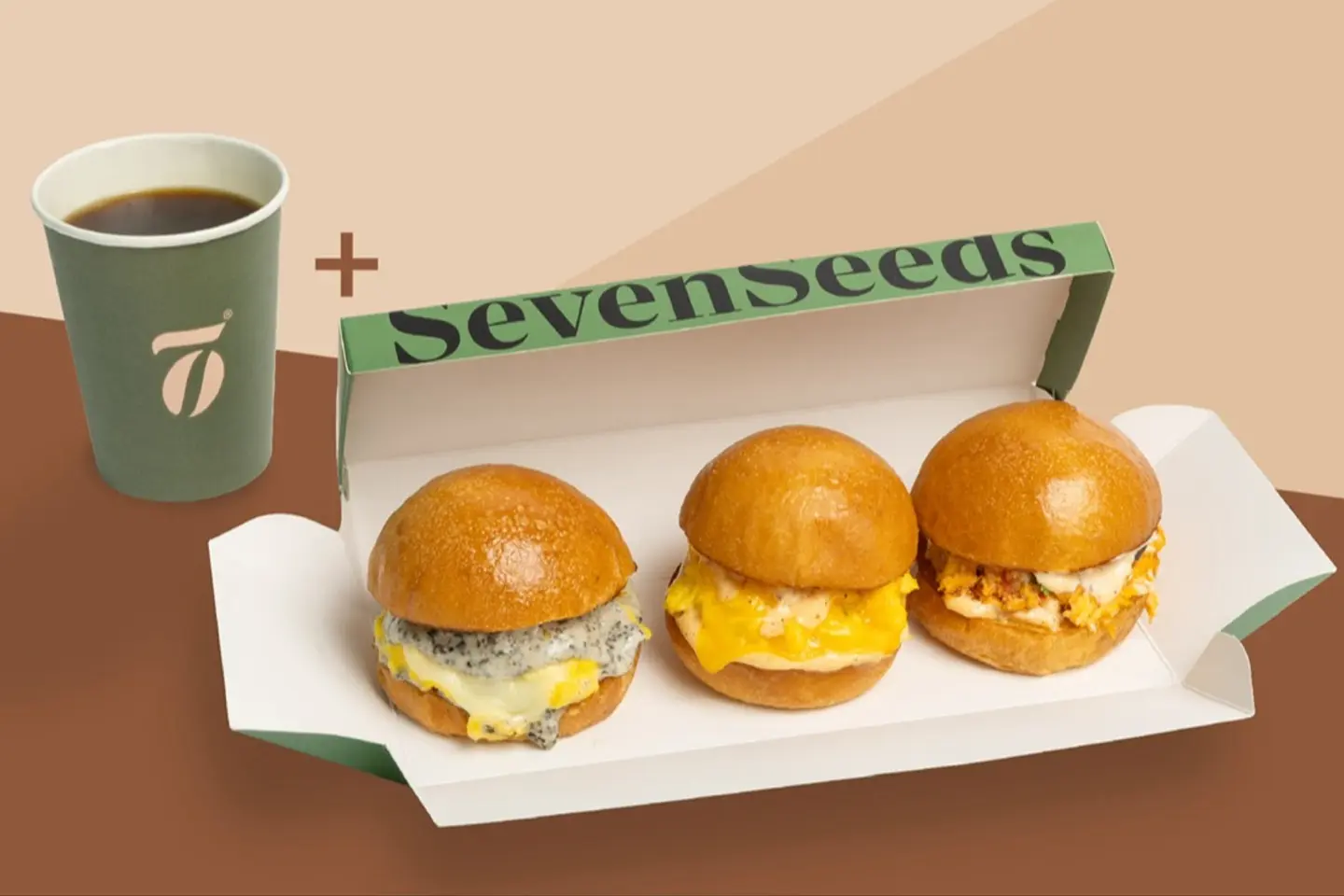 3 Sandwich Box + Coffee