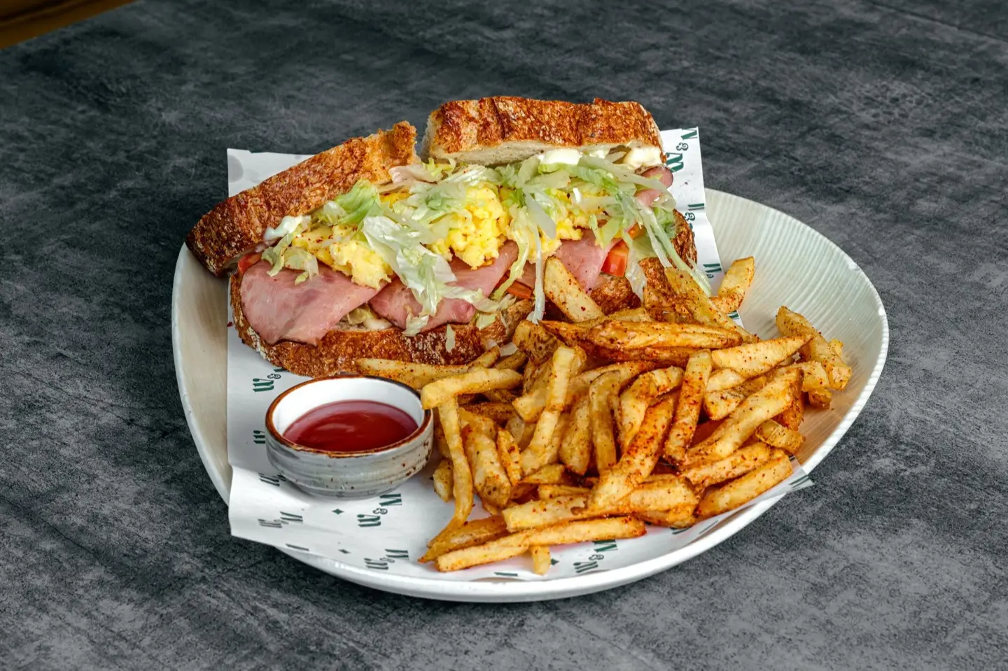 Smoked Turkey And Egg Sandwich