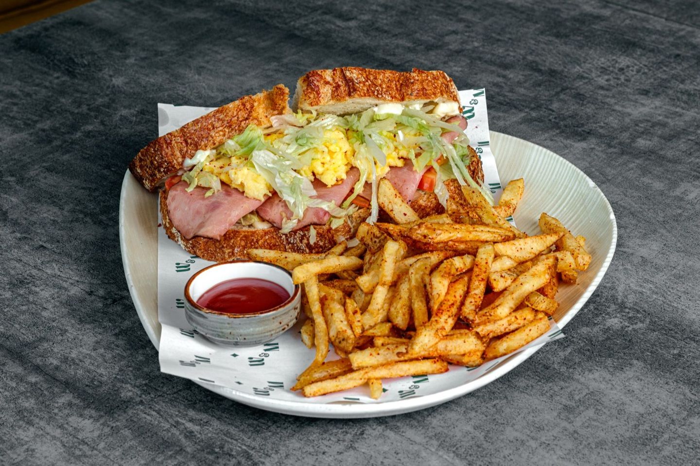 Smoked Turkey And Egg Sandwich