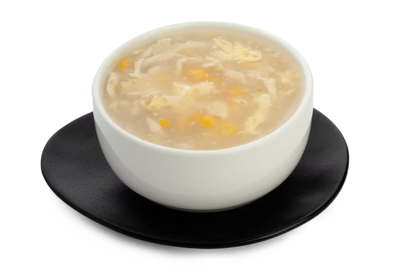 شوربة الذرة الحلوة مع سلطعون
