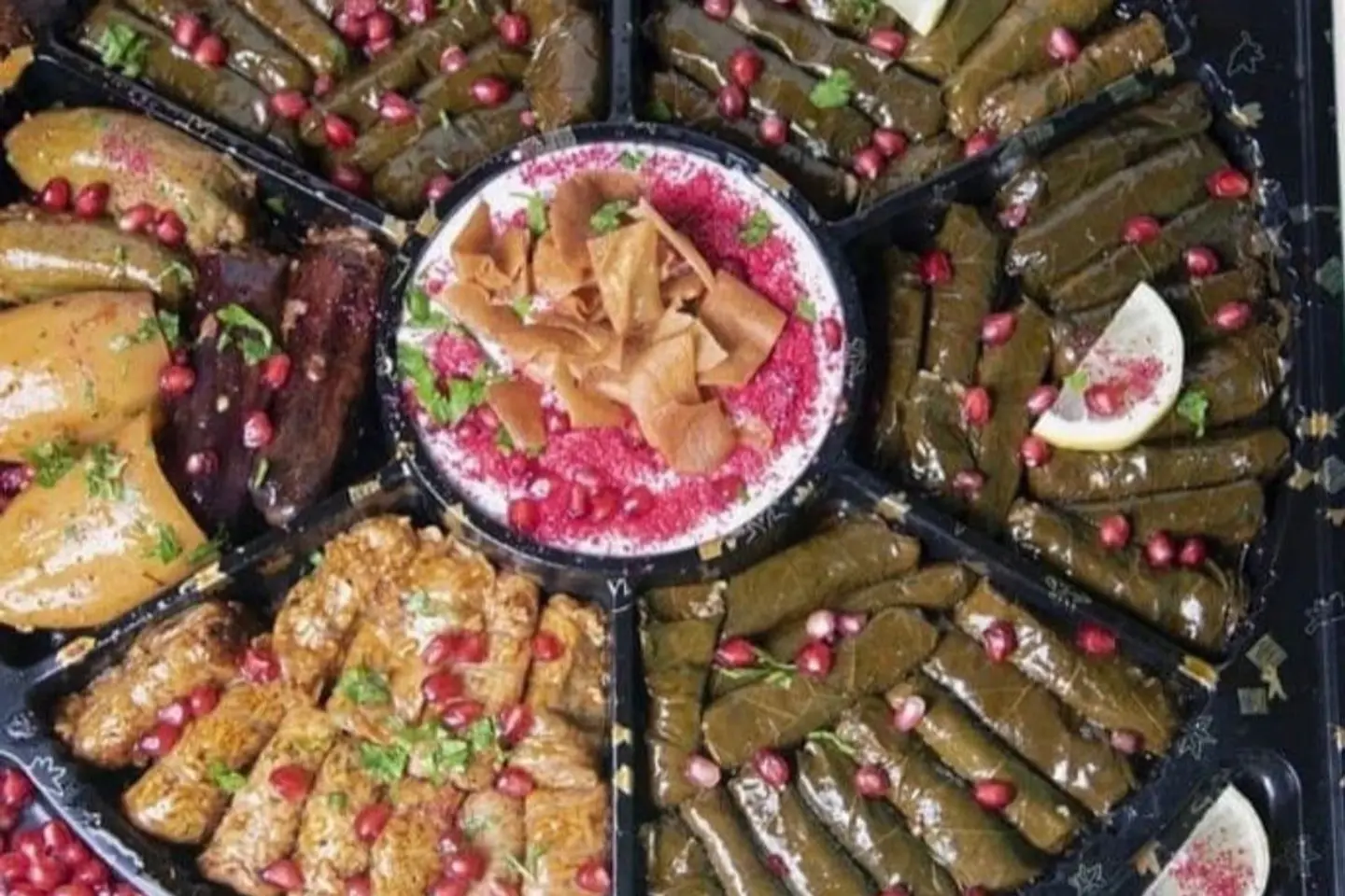 Happiness Box 70 Pieces And Grape Leaves Fatteh