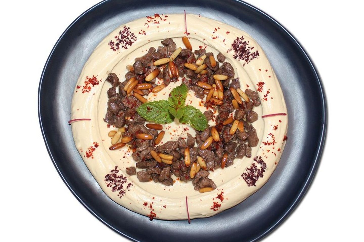 حمص بالكبدة - كبير