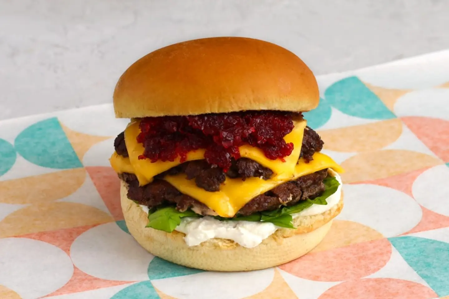 برجر مربى الطماطم