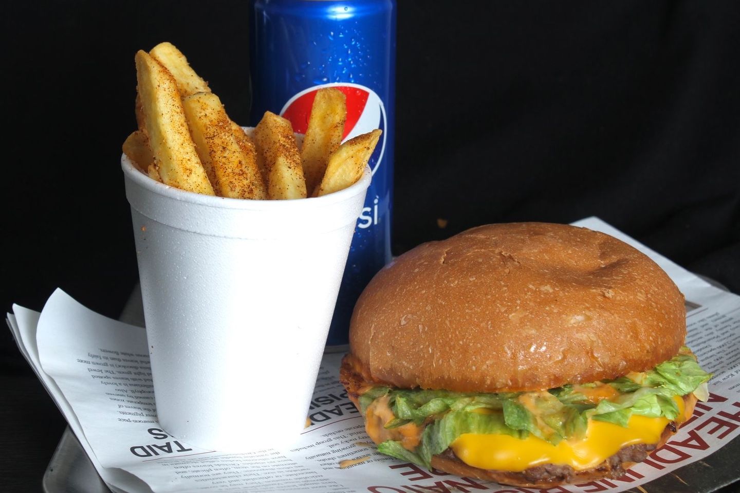 Single Beef Burger Meal