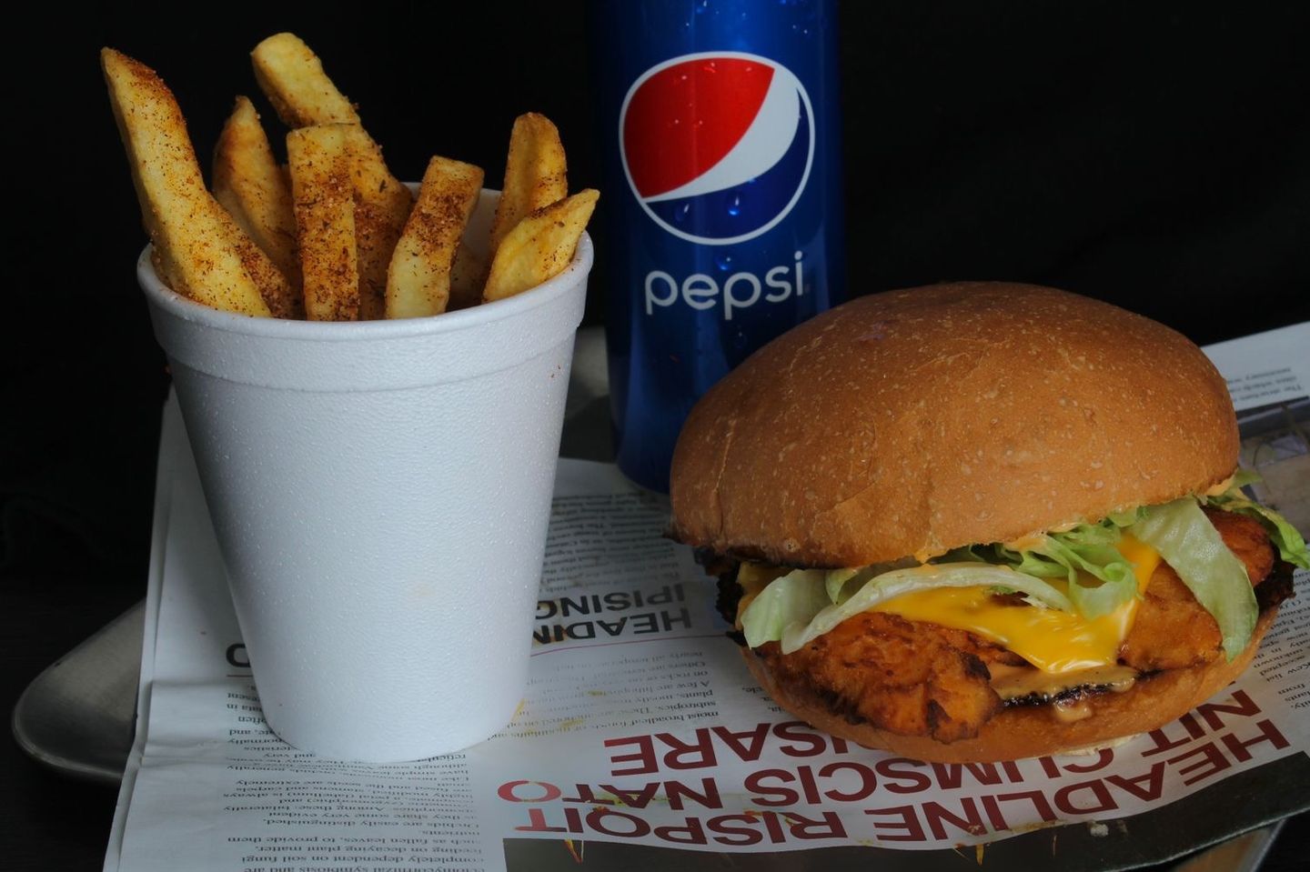 Zinger Spicy Burger Meal