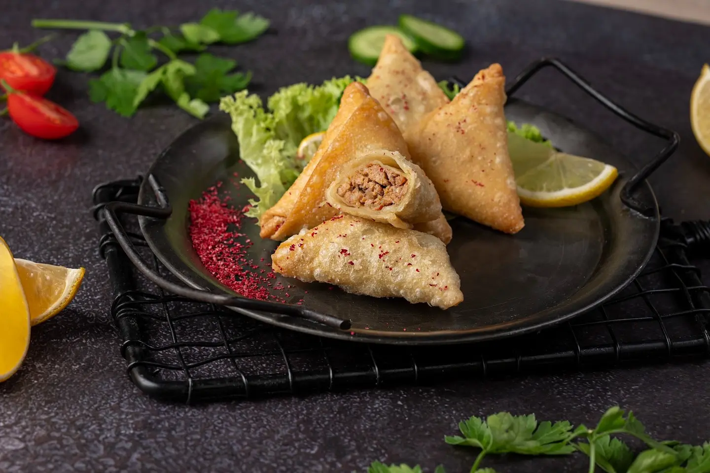 سمبوسة لحم ٦ حبة
