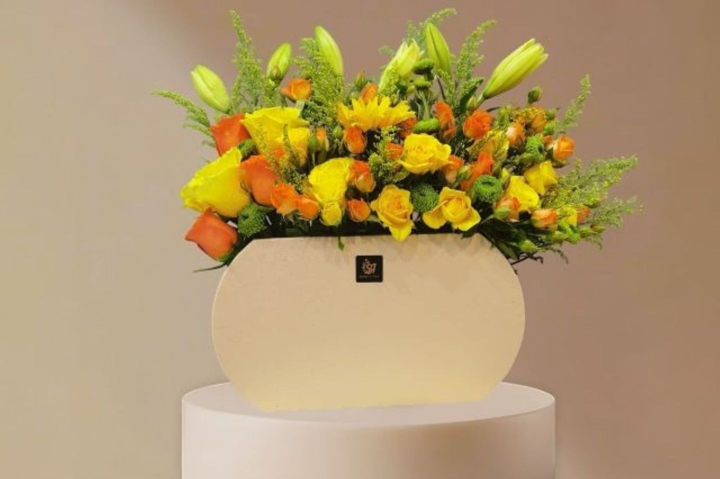 Natural Rose Leather Stand