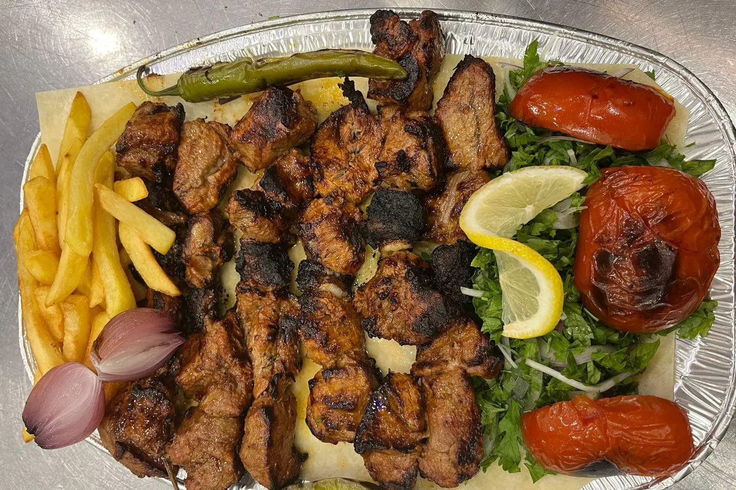 نص كيلو اوصال لحم