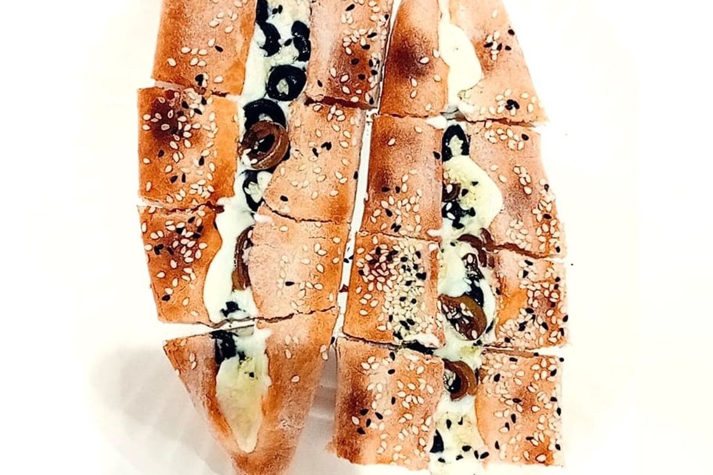 فطيرة لبنة زيتون