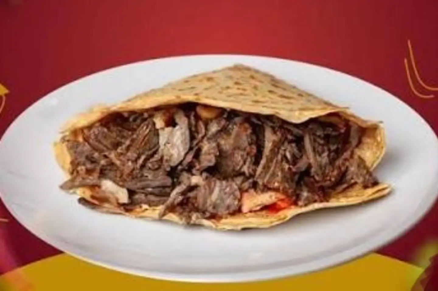 كريب شاورما لحم