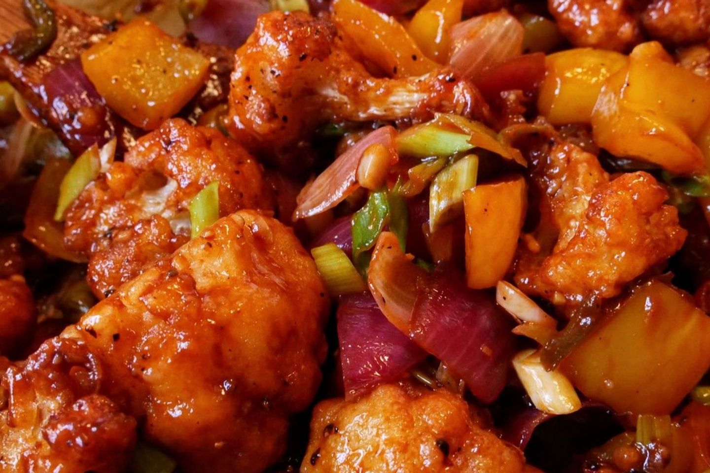 Gobi Manchurian (Choose With Bread Or Rice)
