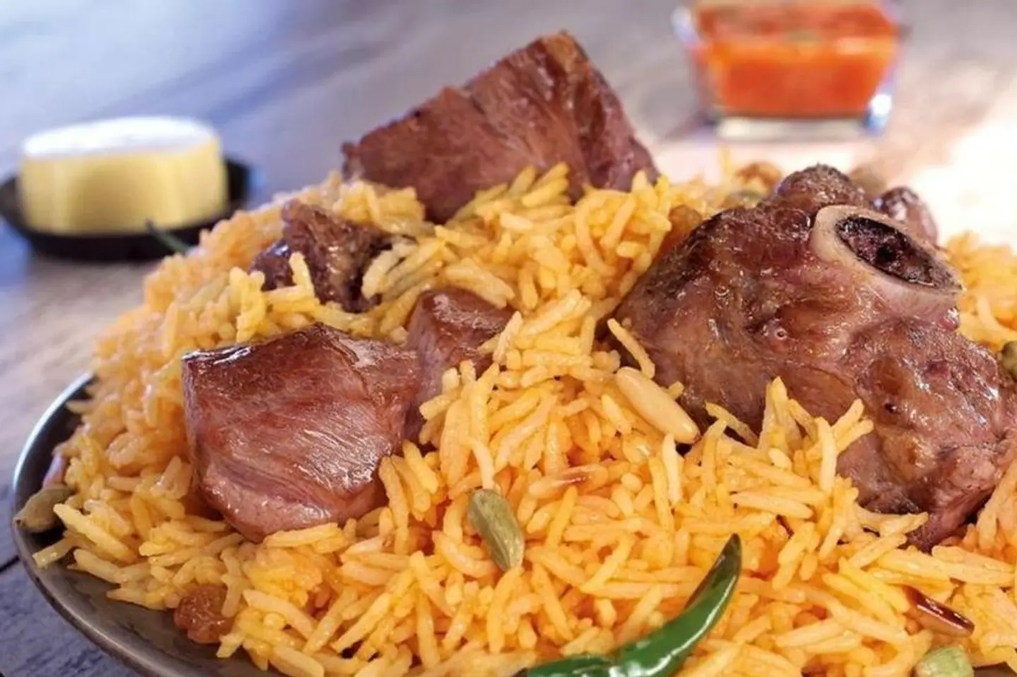 نصف نفر كبسة لحم