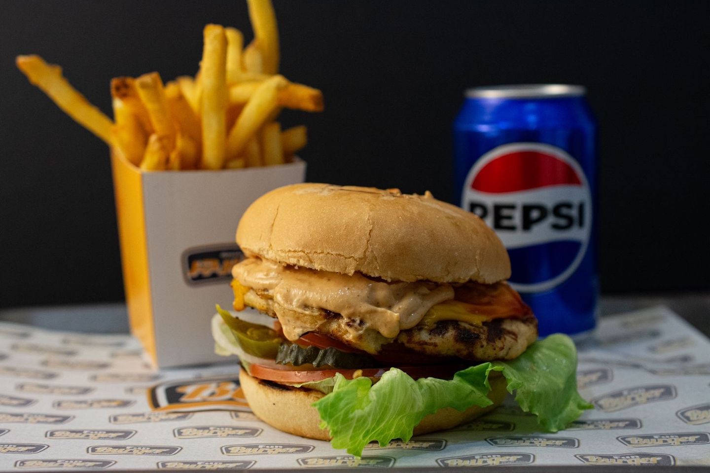 Classic Chicken Burger Combo