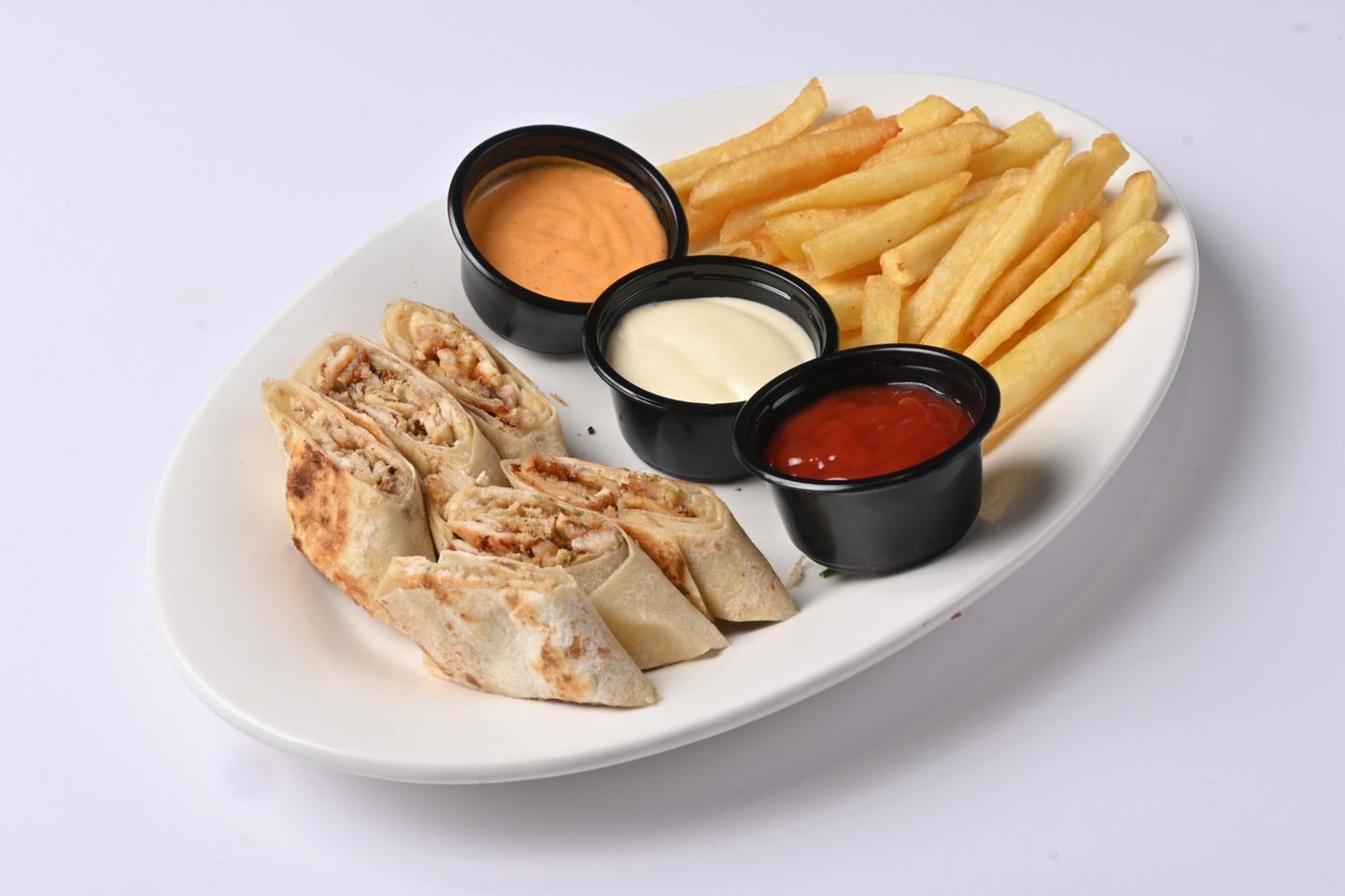 Small Arabic Plate Of Chicken + Cheese