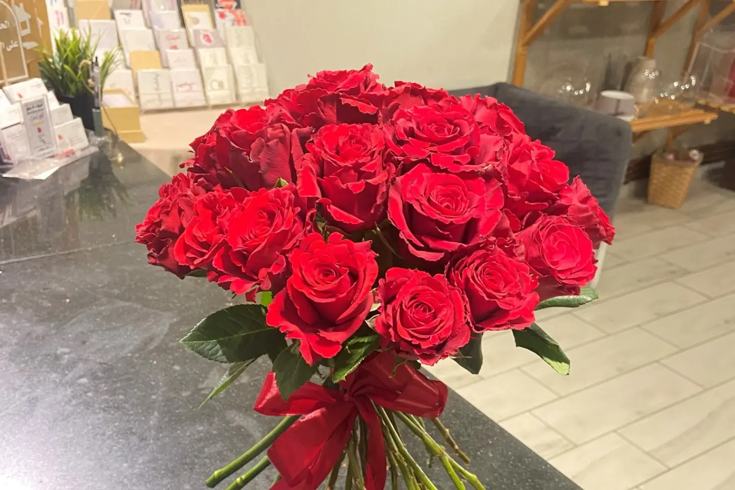Modern Bouquet Of Roses