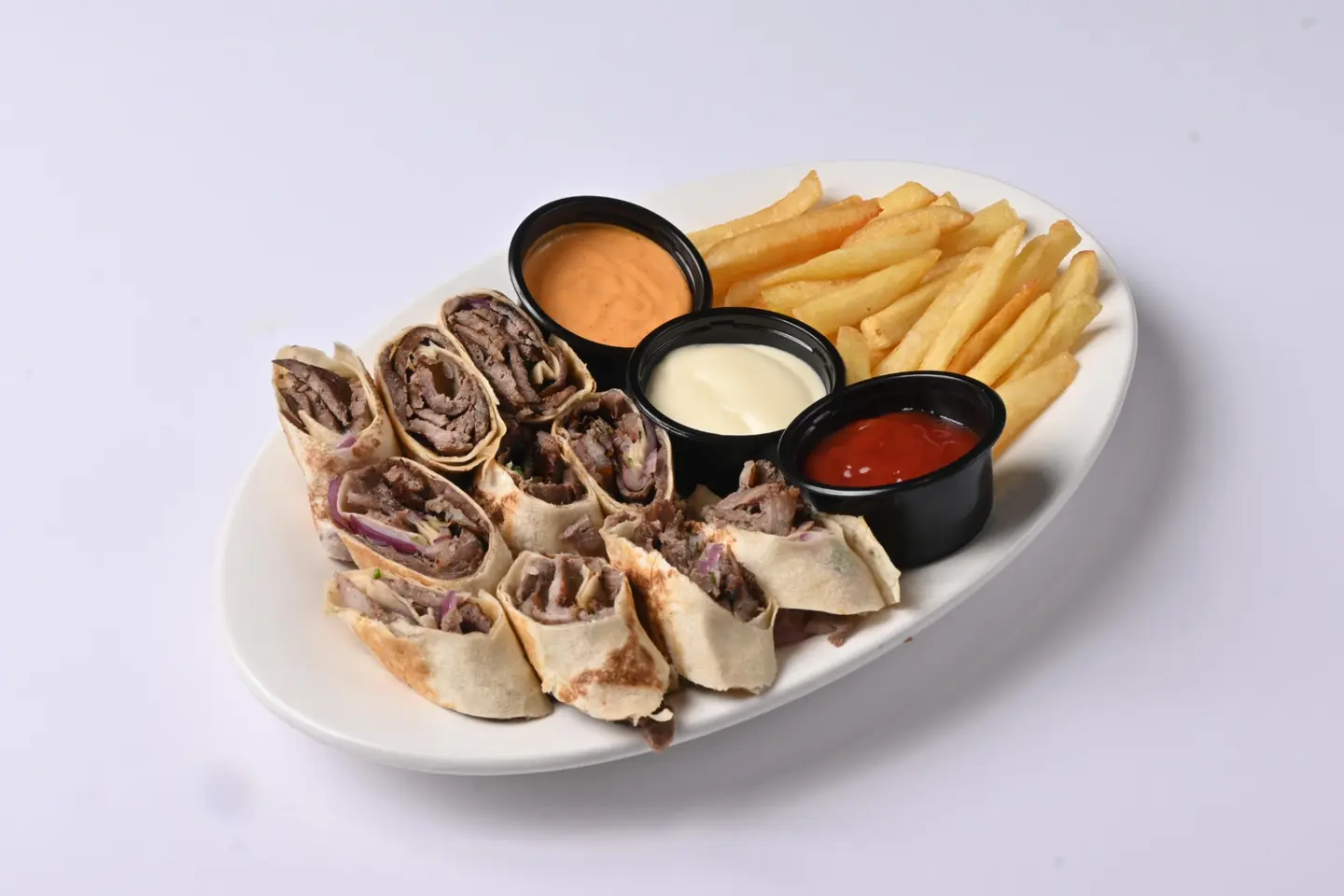Arabic Plate Double Meat + Cheese