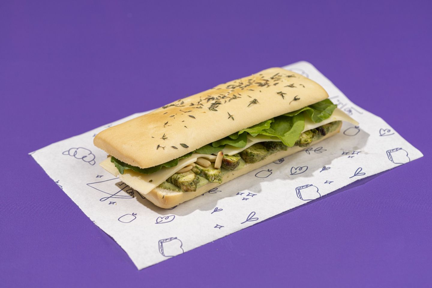 Chicken Pesto Sandwich
