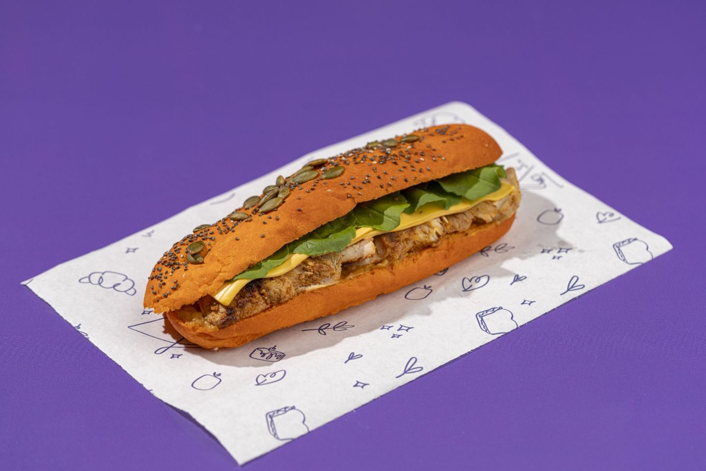 Pumpkin Chicken Sandwich
